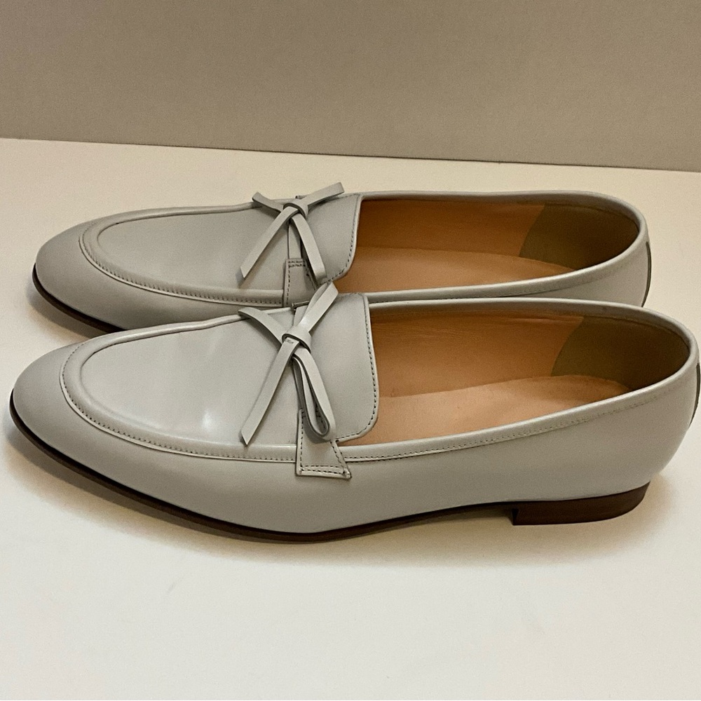 J Crew Collection Academy Leather Loafers 8 - Picture 3 of 12